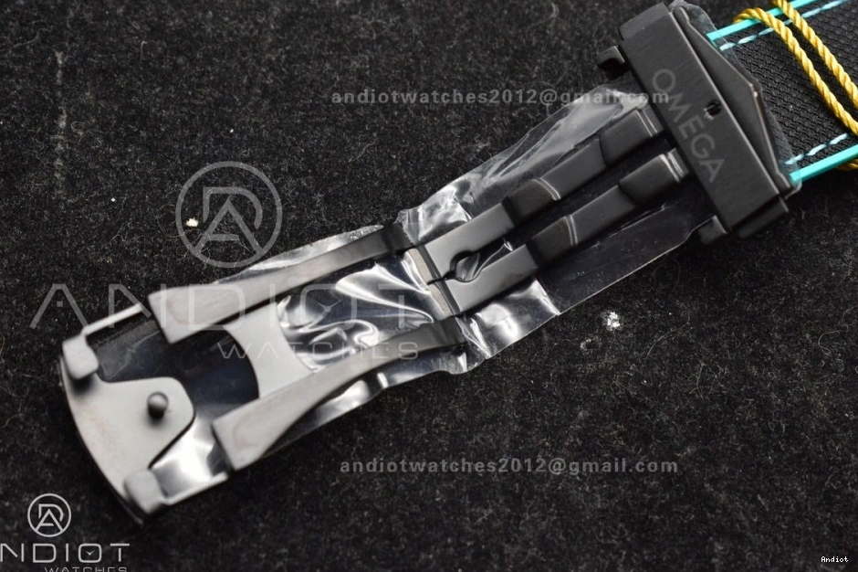 Planet Master Rubber on Black A9900 Black M+SF Ocean Deep Chrono Edition Black Dial Strap 1:1 Ceramic Best 1224